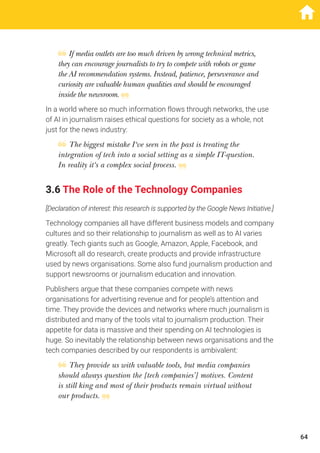 New powers, new responsibilities   the journalism ai report