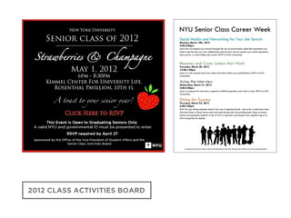 2012 CLASS ACTIVITIES BOARD
 