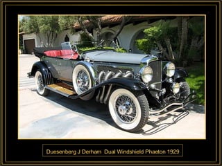 Duesenberg J Derham  Dual Windshield Phaeton 1929 