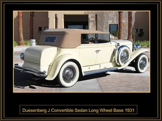 Duesenberg J Convertible Sedan Long Wheel Base 1931 