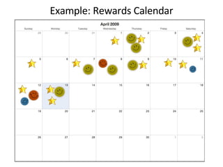 Example: Rewards Calendar 