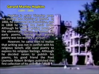  Gerard Manley Hopkins, "Pied Beauty"