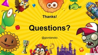 Thanks!


Questions?
   @giordanobc
 