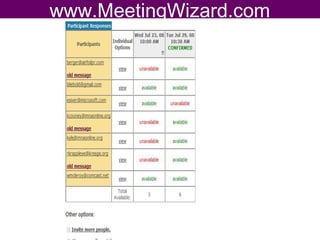 www.MeetingWizard.com
 