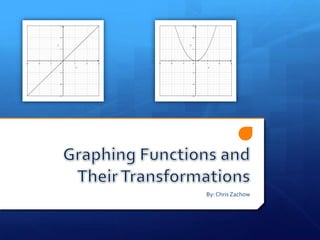 Graphing Functions and Their TransformationsBy: Chris Zachow