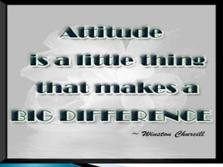 Power point presentation on attitude