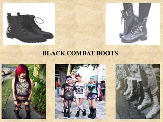 BLACK COMBAT BOOTS
 