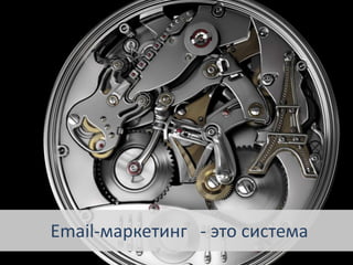 Email-маркетинг - это система
 