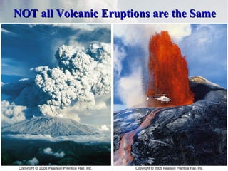 NOT all Volcanic Eruptions are the Same

 