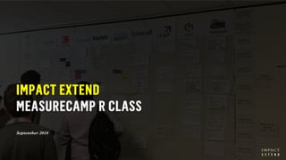 IMPACT EXTEND
MEASURECAMP R CLASS
September 2018
 