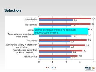 Selection

Seems to indicate there is no selection
process/set of critieria

 