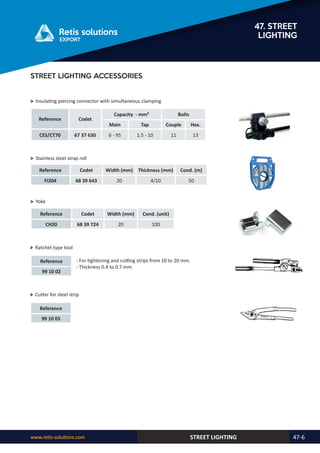 Retis english catalog