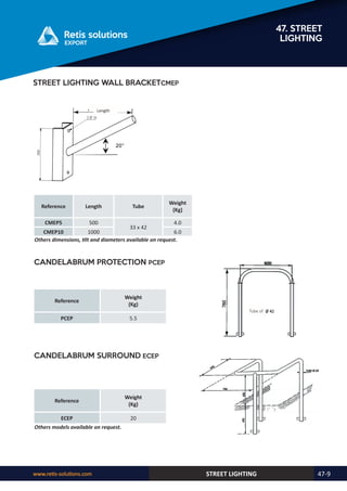 Retis english catalog