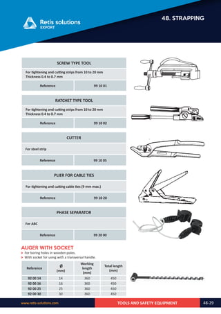 Retis english catalog