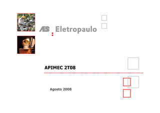 Reunião Apimec 18 e 19/08/2006