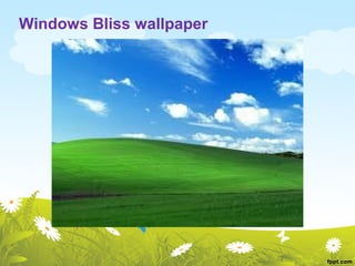 Windows Bliss wallpaper
 