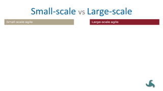 Small-­‐scale	
  vs	
  Large-­‐scale	
  
 