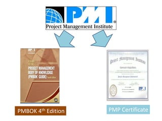 PMP CertificatePMBOK 4th Edition
 