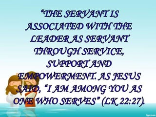 servant leadership