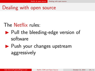 OpenConnect OpenConnect operation 
OpenConnect: streaming numbers 
I 400,000 stream  