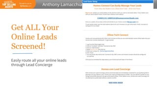 Get ALL Your
Online Leads
Screened!
Easily route all your online leads
through Lead Concierge
 