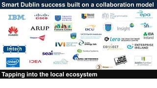 Smart Dublin success built on a collaboration model
Tapping into the local ecosystem
 