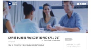 Smart Dublin Advisory Network - October 2016