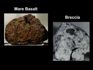 Mare Basalt

              Breccia
 