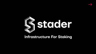 Stader Labs pitch deck