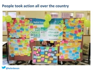 People took action all over the country

@helenbevan #NHSChangeDay

 