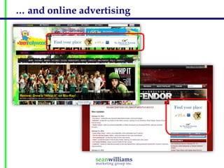 … and online advertising
 