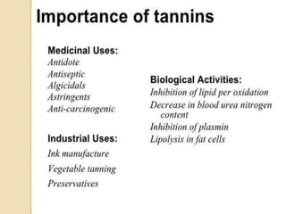 Tannins