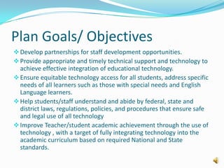 Planning Process- Getting StartedThe plan needs to be embedded in or supplement the school’s comprehensive school improvement plan