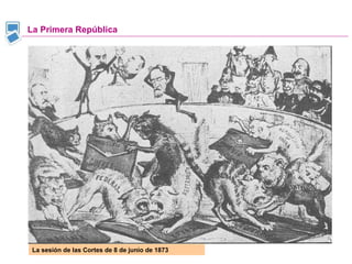 La Primera República La sesión de las Cortes de 8 de junio de 1873 