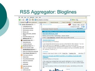 RSS Aggregator: Bloglines 