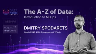 The A-Z of Data: Introduction to MLOps