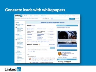 Generate leads with whitepapers
 