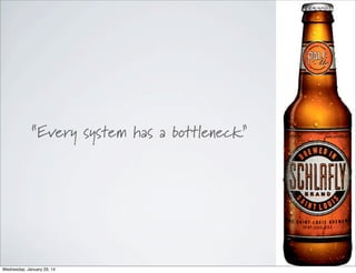 “Every system has a bottleneck”

Wednesday, January 29, 14

 