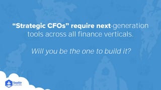 -generation
tools across all finance verticals.
Will you be the one to build it?
 