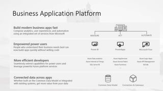 Business Application Platform
 