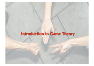 cvpr2011: game theory in CVPR part 1