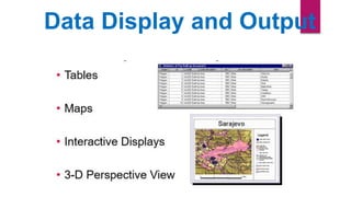 Data Display and Output
 