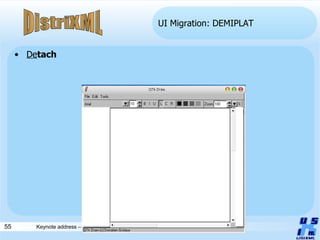 UI Migration: DEMIPLAT De tach DistriXML 