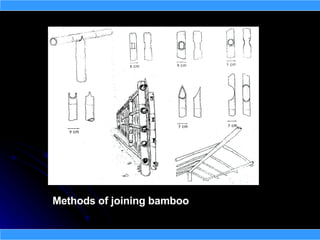 Methods of joining bamboo
 