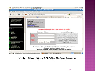 Hình : Giao diện NAGIOS – Define Service 