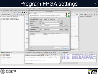 Program FPGA settings
• text
 