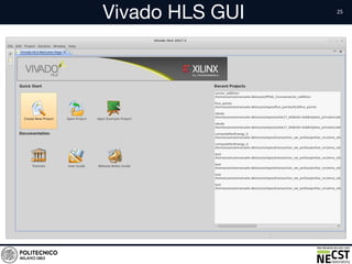 Vivado HLS GUI
 