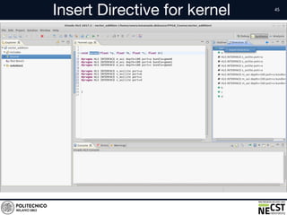 Insert Directive for kernel
• Text
 