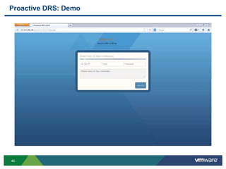 4040
Proactive DRS: Demo
 