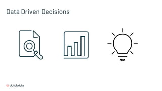 Data Driven Decisions
 